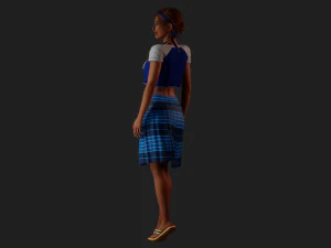 Ocean Breeze Beauty 3D Model