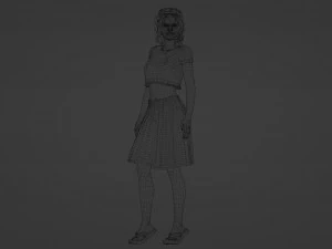 Ocean Breeze Beauty 3D Model