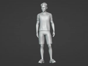 Jovem Atleta Universit&aacute;rio Modelo 3D