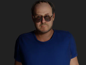Middle-aged Educator 3D Model