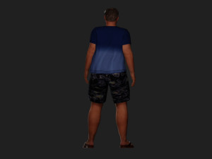 Middle-aged Educator 3D Model