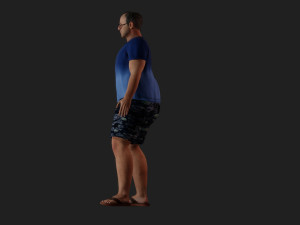 Middle-aged Educator 3D Model