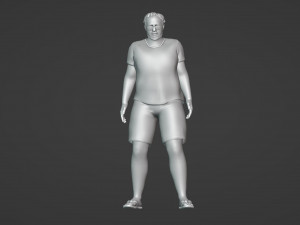 Middle-aged Educator 3D Model