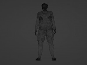 Middle-aged Educator 3D Model