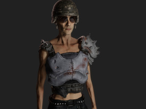 Strange Cyberpunk Soldier 3Dモデル