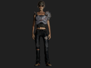 Strange Cyberpunk Soldier 3D Модель