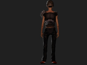 Strange Cyberpunk Soldier 3D Модель