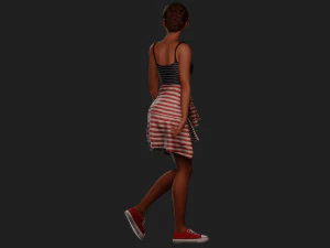 Juventude confiante de Sophia Modelo 3D