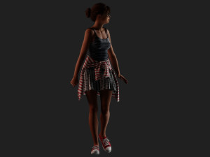 Sophia confident youth Model 3D
