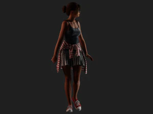 Juventude confiante de Sophia Modelo 3D