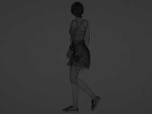 Sophia confident youth Model 3D