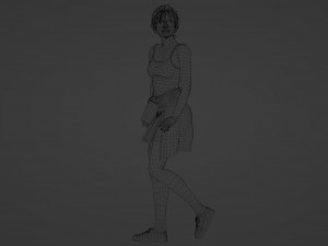 Sophia confident youth Model 3D
