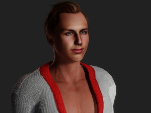 Contemporary Handsome Young Man 3Dモデル