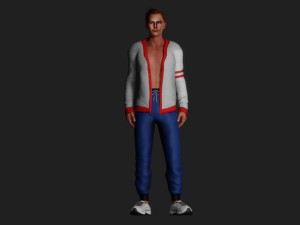 Contemporary Handsome Young Man Modelo 3D