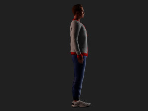 Contemporary Handsome Young Man Modelo 3D