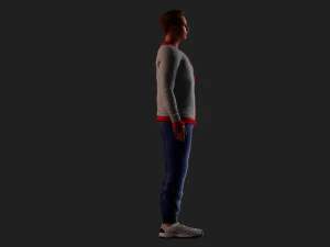 Contemporary Handsome Young Man 3D Model
