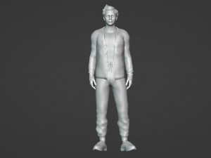 Contemporary Handsome Young Man Modelo 3D