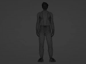 Contemporary Handsome Young Man 3D Model