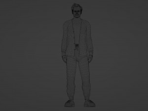 Contemporary Handsome Young Man Modelo 3D