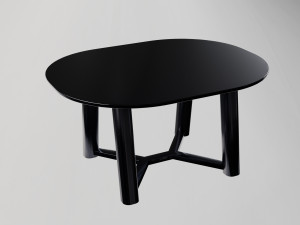 The Ebony Elegance Coffee Table 3D Model
