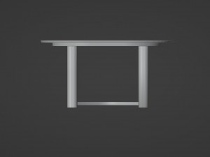 The Ebony Elegance Coffee Table 3D 模型