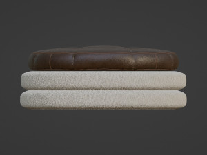 Oreo Cookie Ottoman 3D Modell