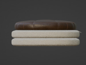 Oreo Cookie Ottoman 3D Modell