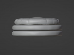 Oreo Cookie Ottoman 3D Modell