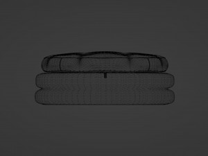 Oreo Cookie Ottoman 3D Modell