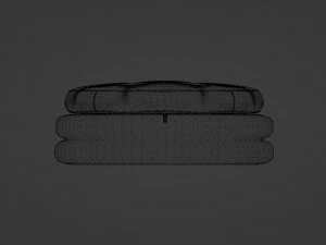Oreo Cookie Ottoman 3D Model