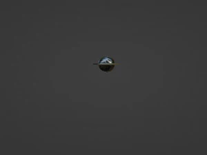 Shiny Silver Pirate Cutlass 3D Model