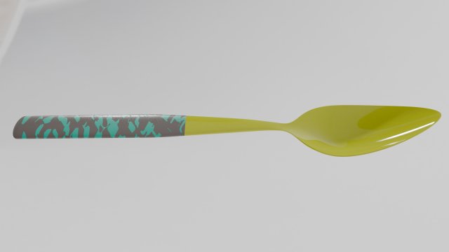 Realistic 3D Tablespoon Model 3D मॉडल .c4d .max .obj .3ds .fbx .stl .blend