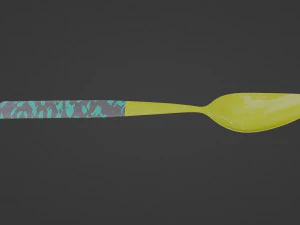 Realistic 3D Tablespoon Model 3D Model