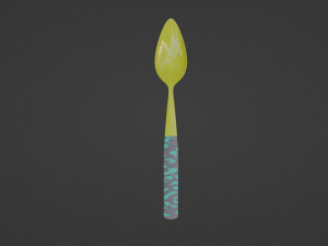 Realistic 3D Tablespoon Model 3D मॉडल