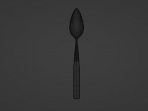 Realistic 3D Tablespoon Model 3D मॉडल