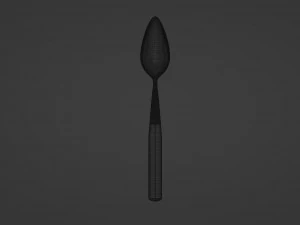 Realistic 3D Tablespoon Model 3D Model