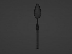 Realistic 3D Tablespoon Model 3D मॉडल