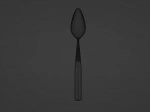 Realistic 3D Tablespoon Model 3D Model