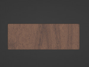 A long dining table with support beams and medium-thick rectangular legs Modelo 3D