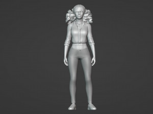 Woman with perfect facial features 3D Модель