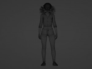 Woman with perfect facial features 3D Модель