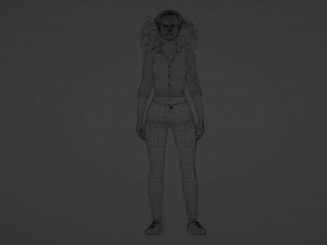 Woman with perfect facial features 3D Модель