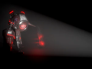 Прототип версии робота-помощника 3D Модель