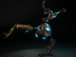 Prototype version of the robot assistant 3D Model