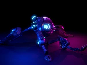 Prototype version of the robot assistant 3D Model