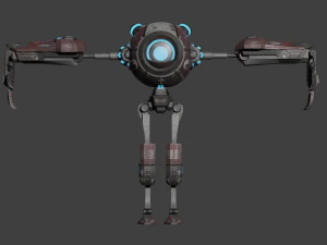Prototype version of the robot assistant 3D Model