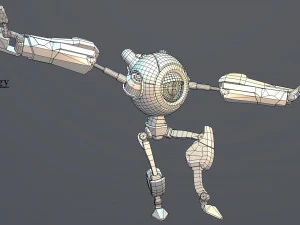 Prototype version of the robot assistant 3D Model
