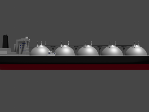 LNG Ship 3D Модель