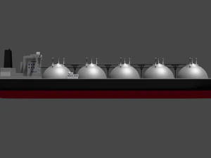 LNG Ship 3D Model
