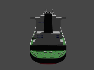 LNG Ship 3D Model